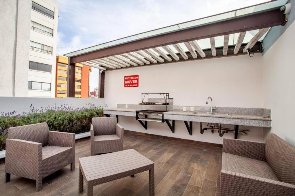 멕시코 시 Corazon De Condesa 3 Departamentos - 200Mbps Wifi, Roof, Gym 아파트 호텔 외부 사진
